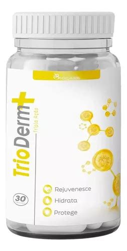 trioderm+|TrioDerm+ Suplemento Alimentar Natural Com 30 Cápsulas.